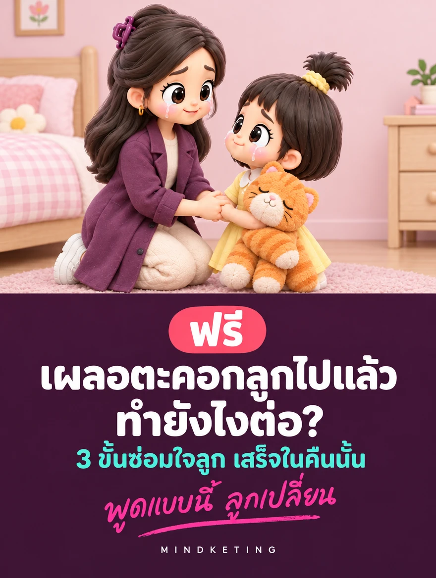 เผลอตะคอกลูกไปแล้ว ทำยังไงต่อ?